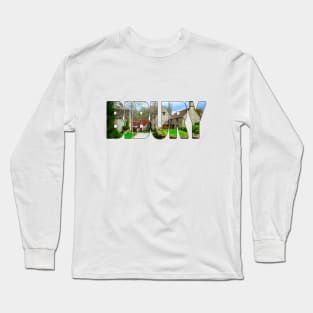BIBURY - Village, Gloucestershire, England Long Sleeve T-Shirt